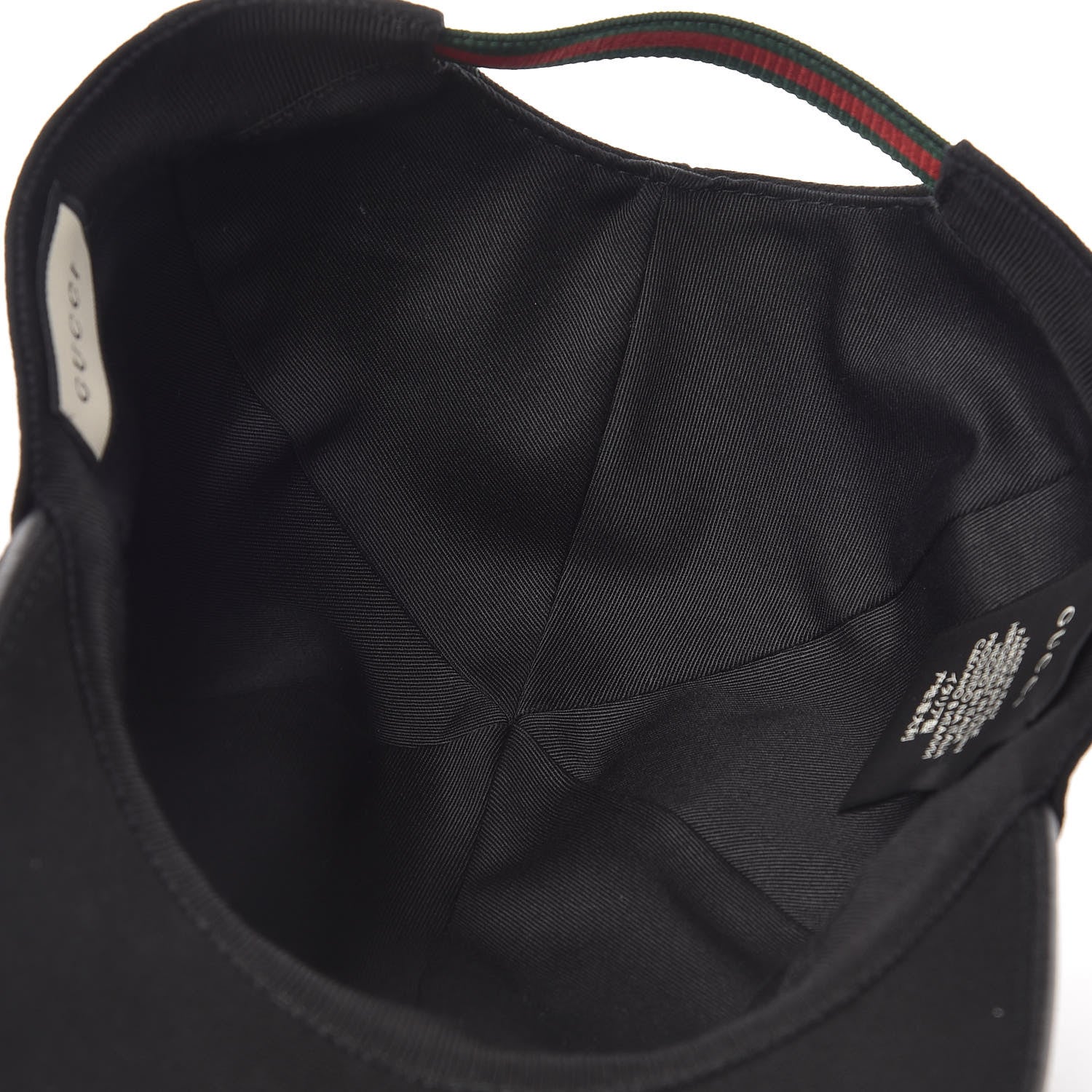 Gucci Cotton Web Baseball Hat S Black 5 of 8