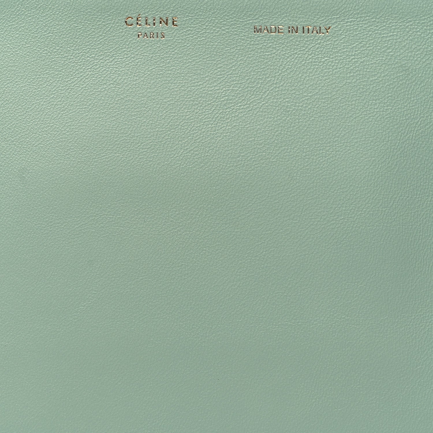 Celine Cloudy Lambskin Solo Zip Pouch Celadon 7 of 10