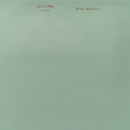 Celine Cloudy Lambskin Solo Zip Pouch Celadon 7 of 10