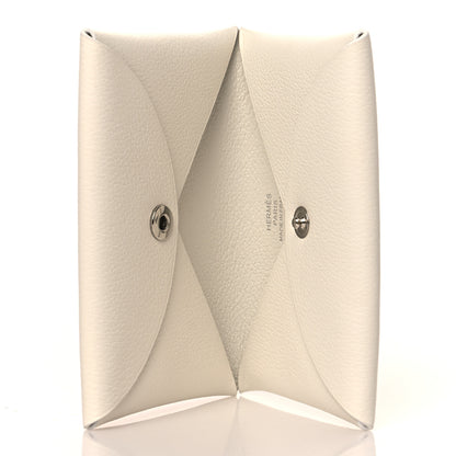 Hermes Evercolor Calvi Card Case Nata 4 of 8