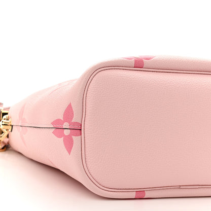 Louis Vuitton Empreinte Monogram Giant By The Pool Marshmallow Hobo PM Bouton De Rose 8 of 11