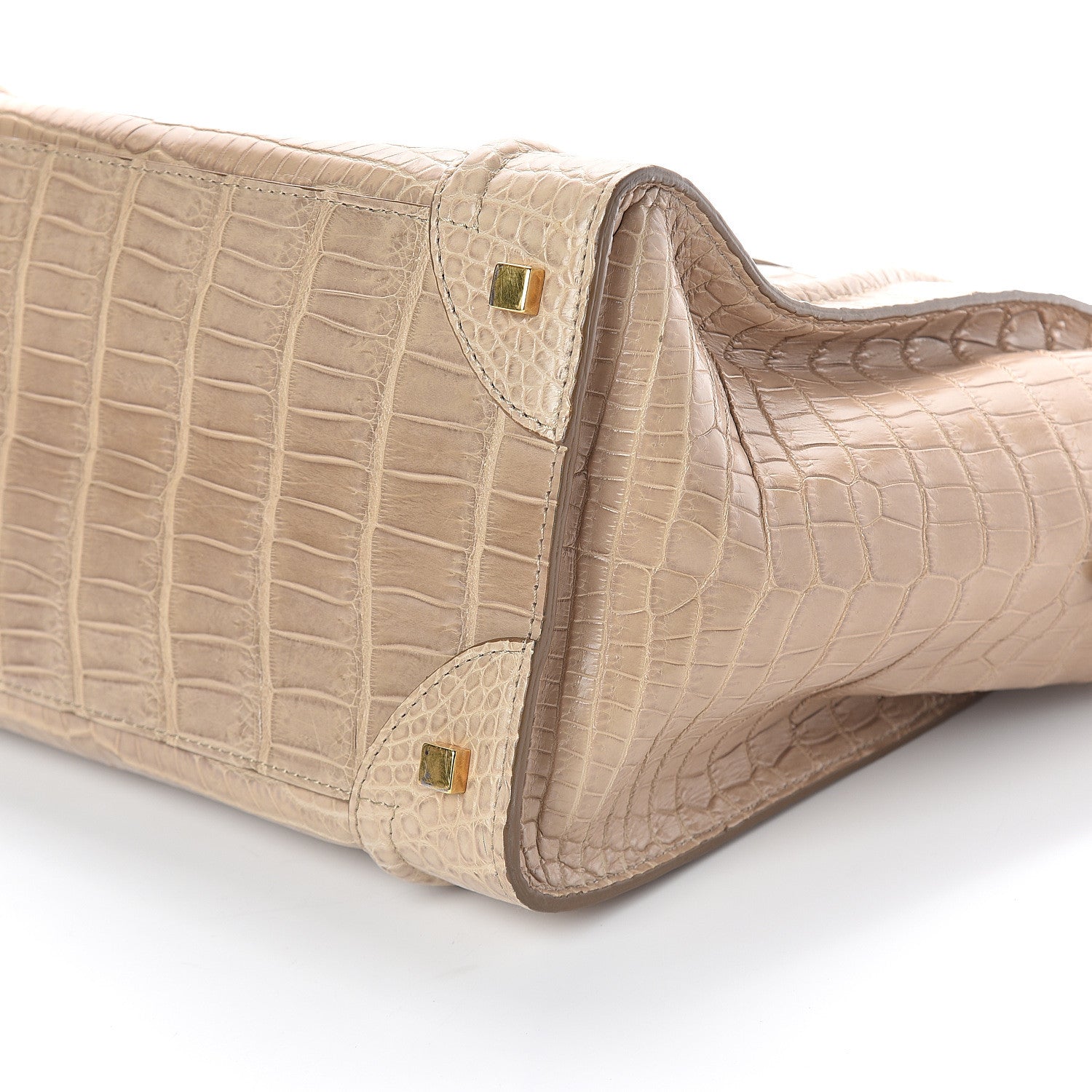 Celine Crocodile Mini Luggage Beige 9 of 9