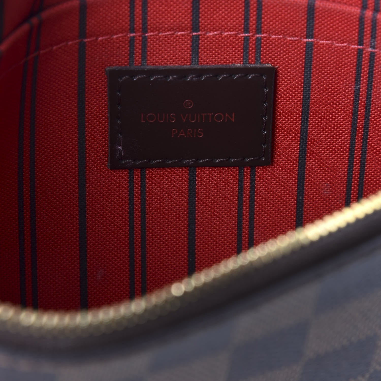 Louis Vuitton Damier Ebene Neverfull MM GM Pochette 7 of 8