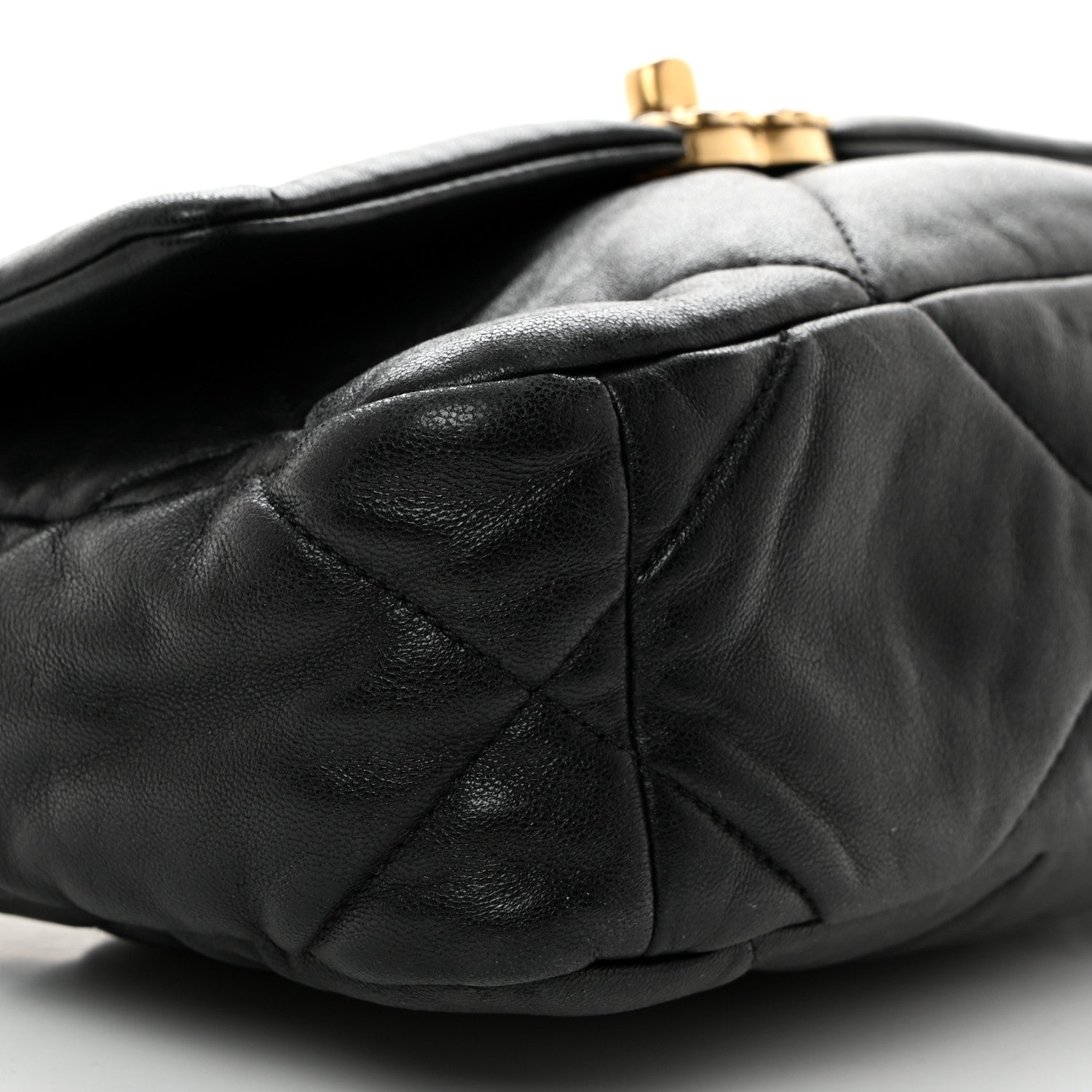 Chanel Lambskin Quilted Medium Chanel 19 Flap Black 9 of 10