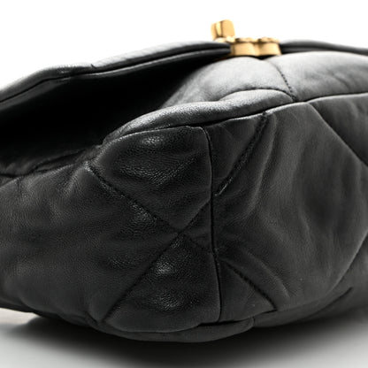 Chanel Lambskin Quilted Medium Chanel 19 Flap Black 9 of 10