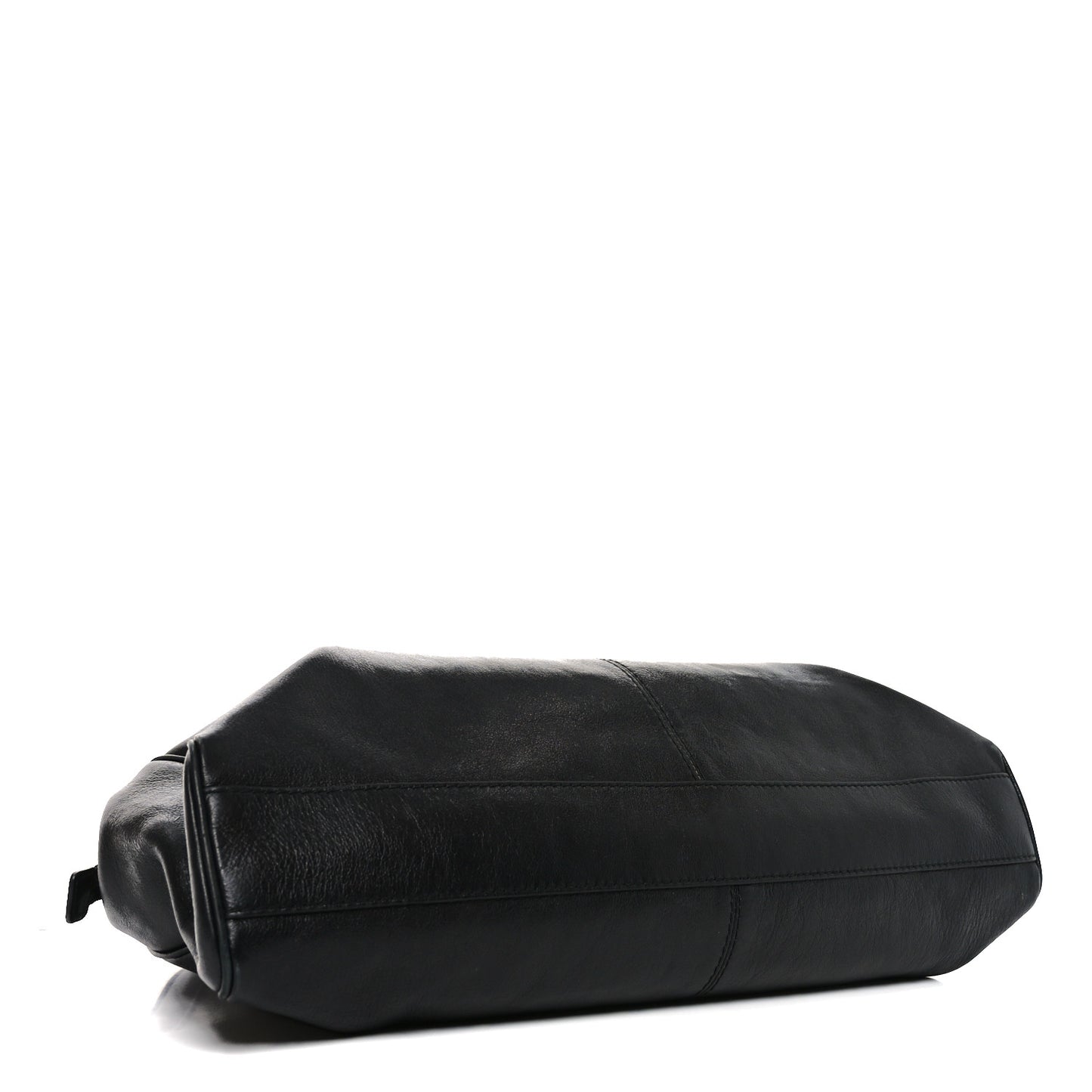 Calfskin Large Re(Belle) Top Handle Bag Black