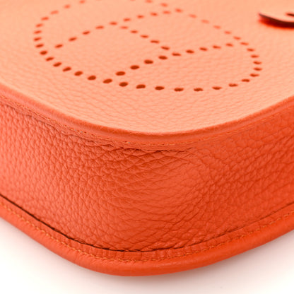 Hermes Taurillon Clemence Evelyne TPM Orange Minium 9 of 10