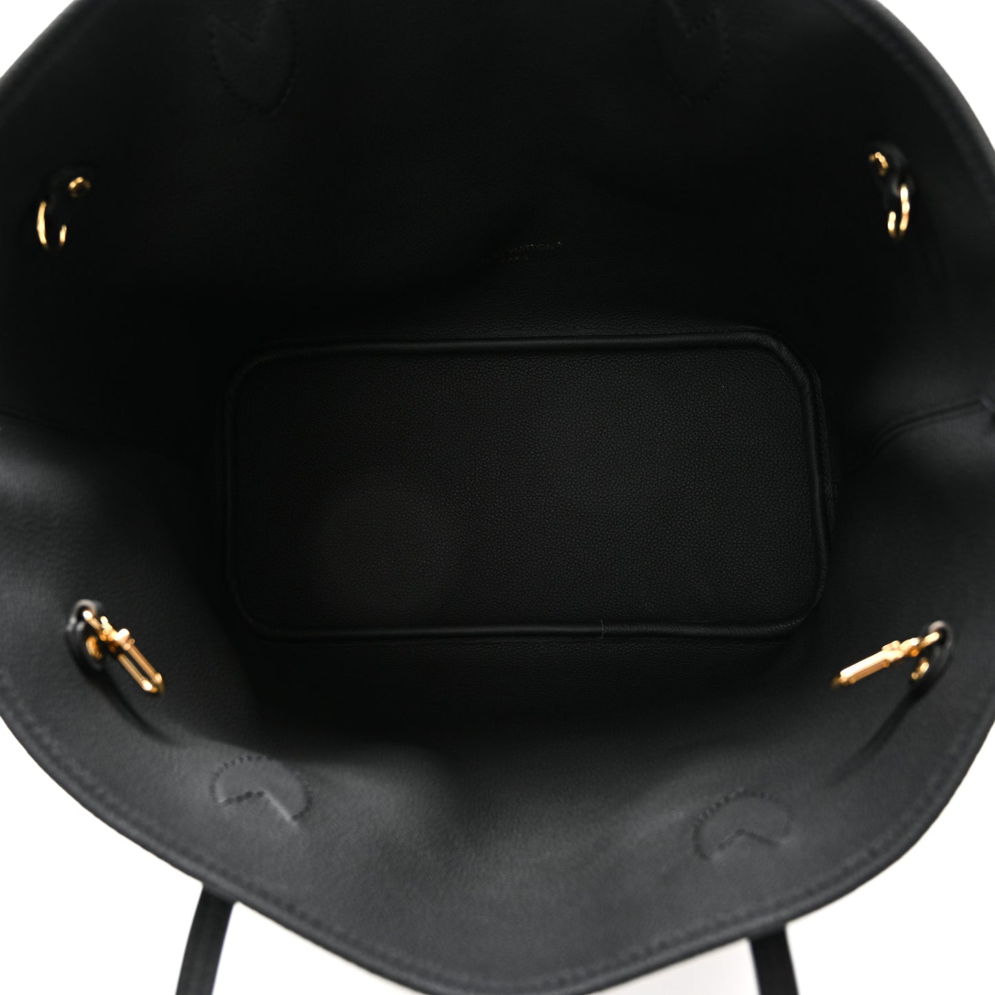 Monogram Calfskin Neo Neverfull Inside Out MM Black