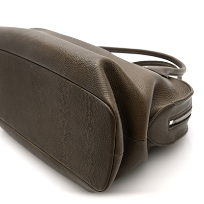 The Row Grained Saddle Calfskin Agnes Bag Truffle 10 of 10