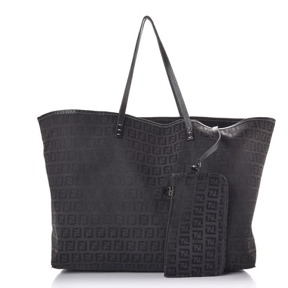 Fendi Zucchino Tote Black 1 of 15