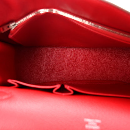 Hermes Taurillon Clemence Jypsiere 28 Rouge Casaque 9 of 19