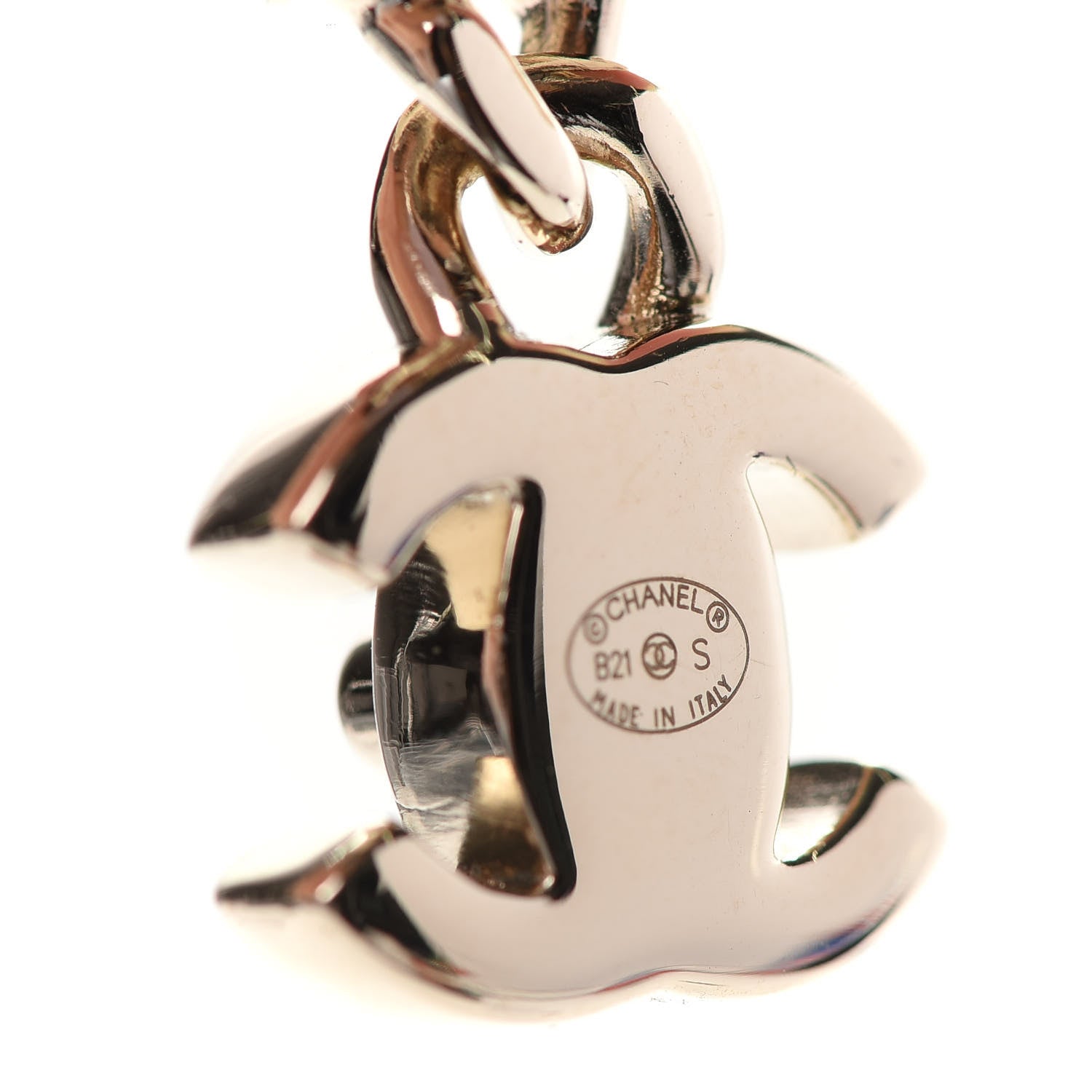 Chanel Lambskin CC Turnlock Drop Earrings Gold Black 4 of 5