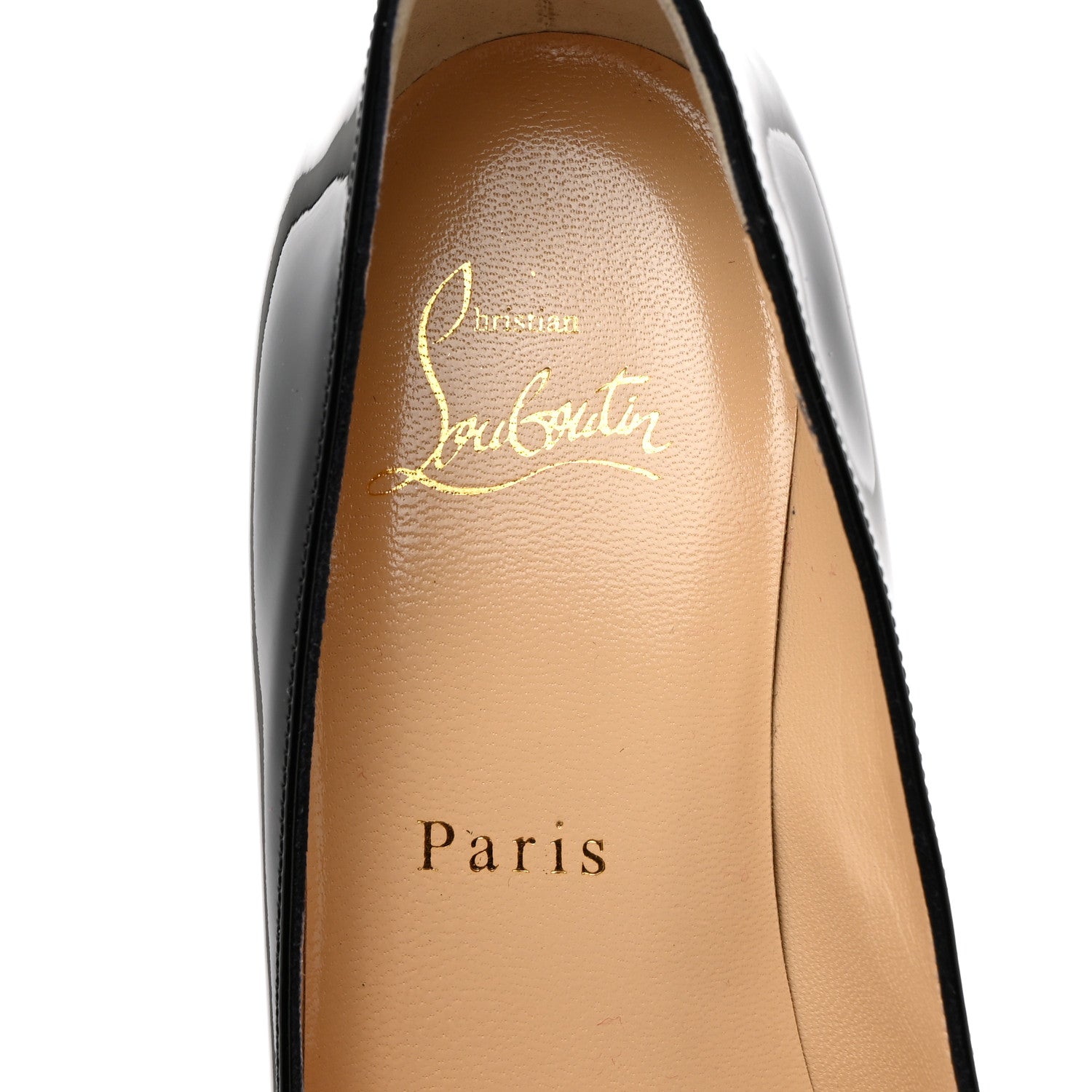 Christian Louboutin Patent Merci Allen 85 Pumps 36.5 Black 6 of 9