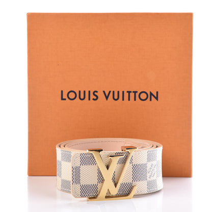 Louis Vuitton Damier Azur LV Initiales Belt 85 34 11 of 11