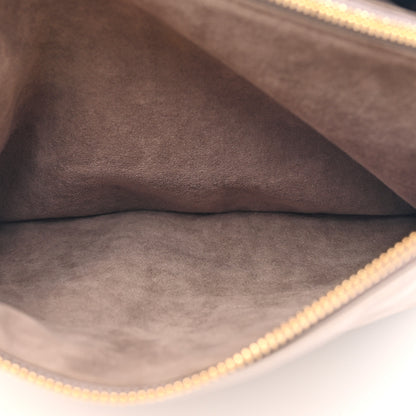 Louis Vuitton Lambskin Embossed Monogram Coussin PM Gris 6 of 13