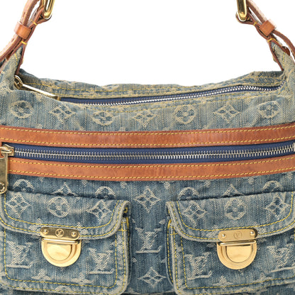 Louis Vuitton Monogram Denim Baggy PM Blue 8 of 17