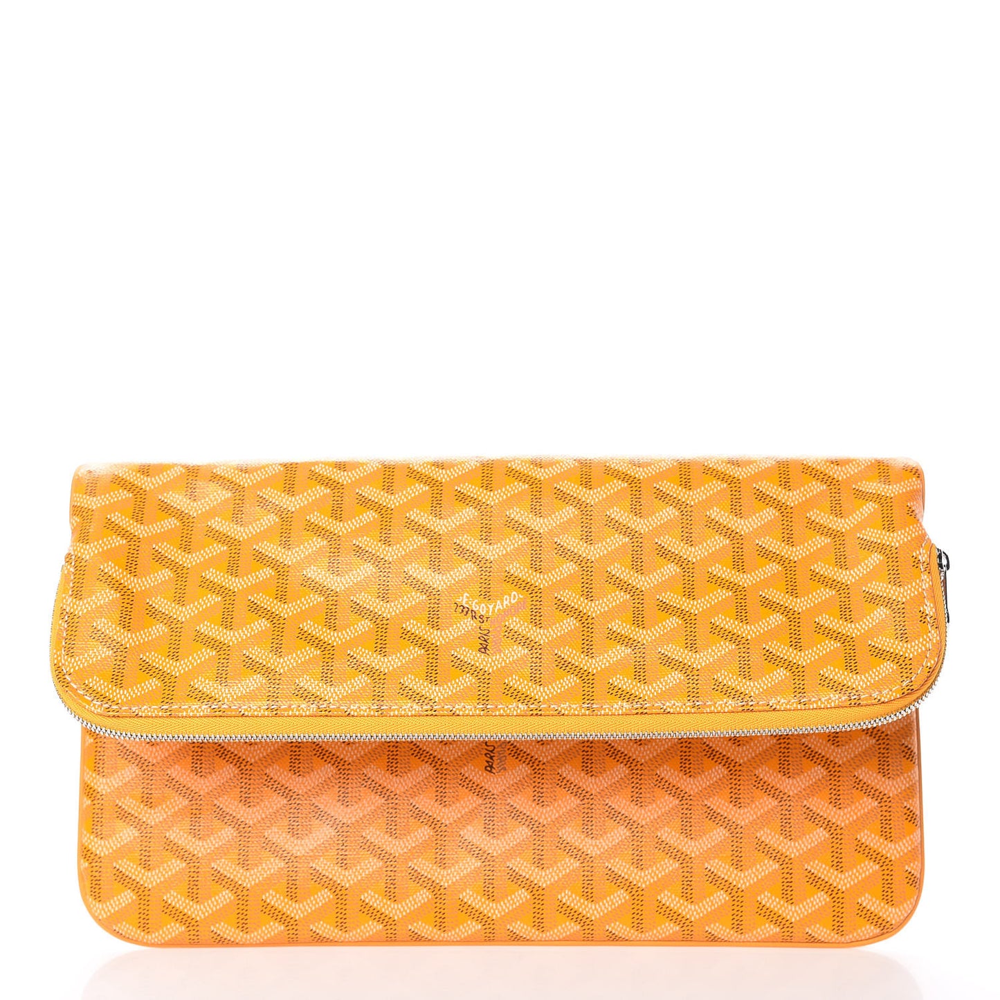 Goyardine Sainte Marie Soft Clutch Yellow