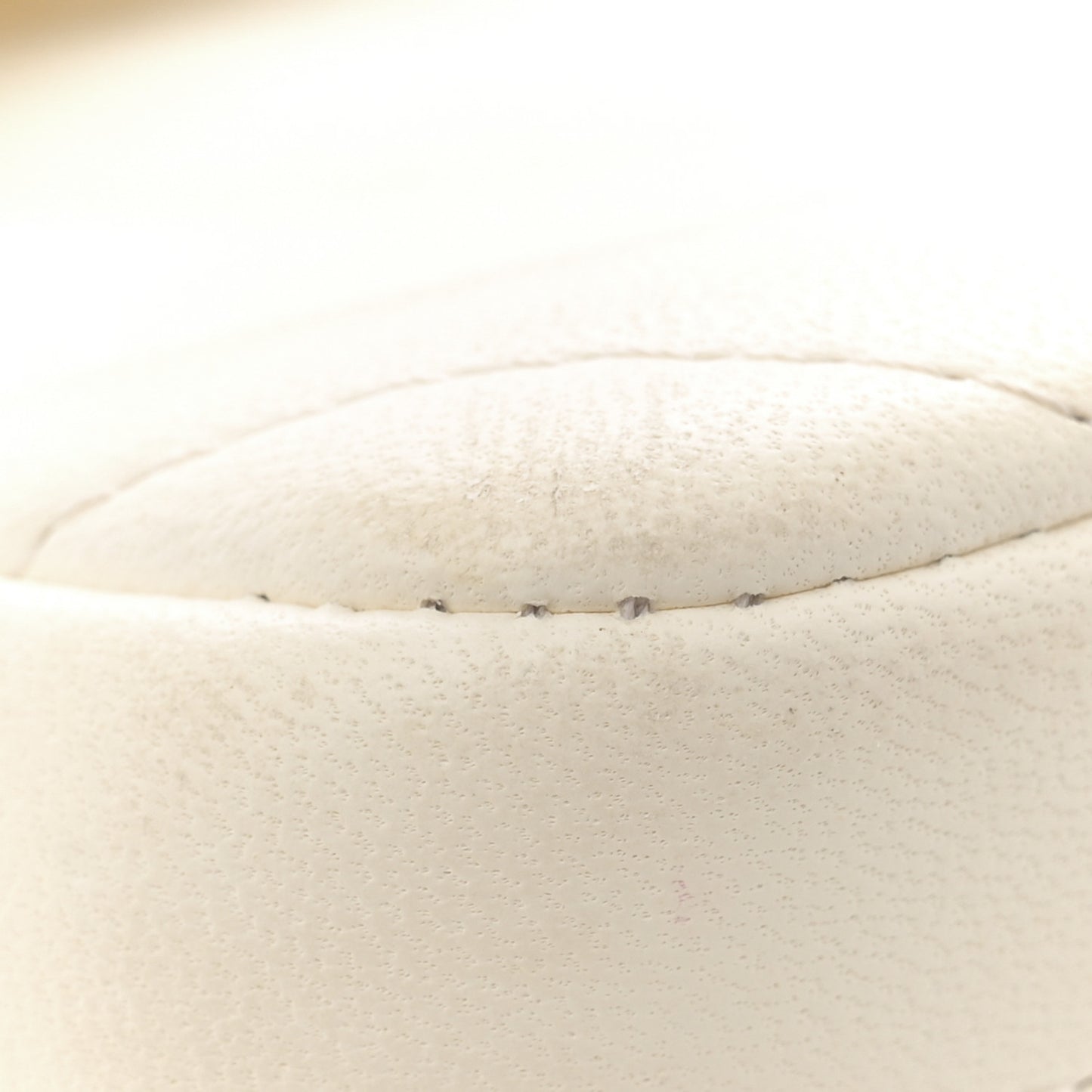 Lambskin Chevron Quilted Mini Rectangular Flap White