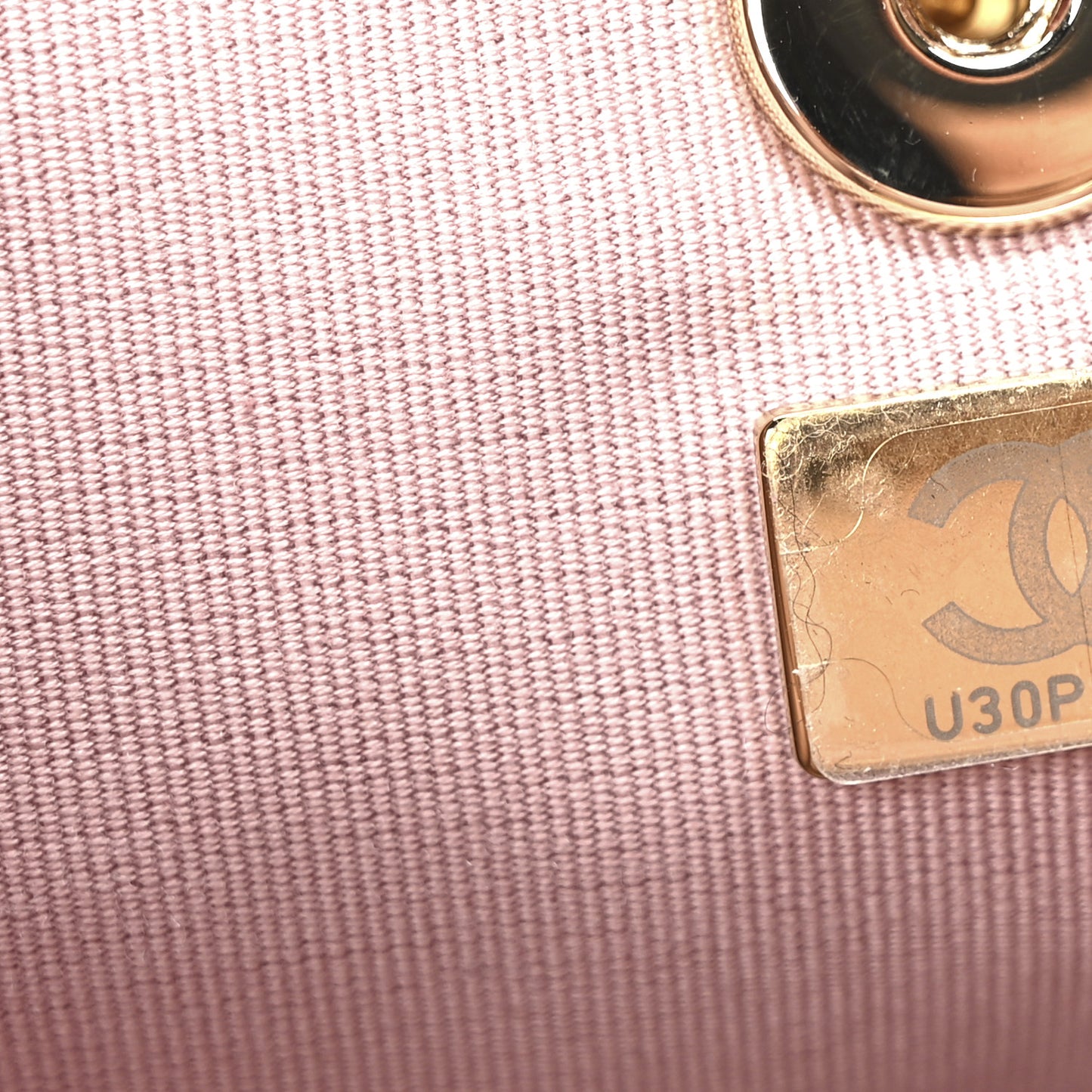 Lambskin Quilted Small Duma Drawstring Backpack Light Pink