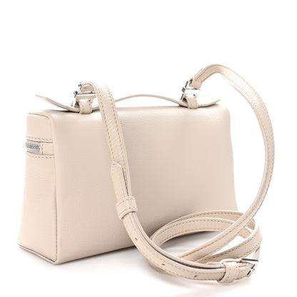 Loro Piana Grained Calfskin L19 Extra Pocket Pouch Light Travertine 3 of 10