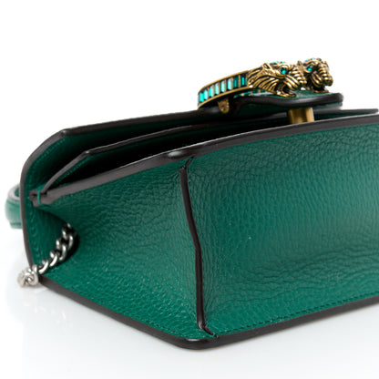 Gucci Dollar Calfskin Crystal Mini Dionysus Top Handle Bag Emerald 9 of 10