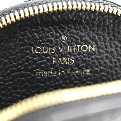 Louis Vuitton Nylon Empreinte Monogram Giant Bandouliere Strap with Coin Purse Black Beige 7 of 7