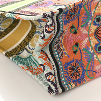 Christian Dior Canvas Embroidered Large In Lights Book Tote Multicolor 7 of 8