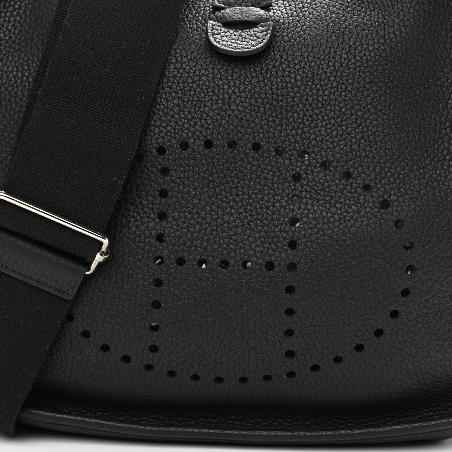 Hermes Taurillon Clemence Evelyne III PM Black 8 of 10