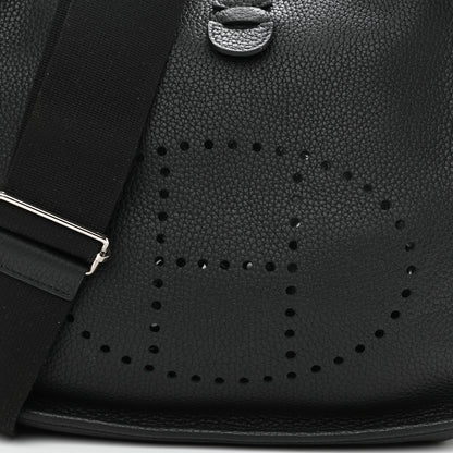 Hermes Taurillon Clemence Evelyne III PM Black 8 of 10