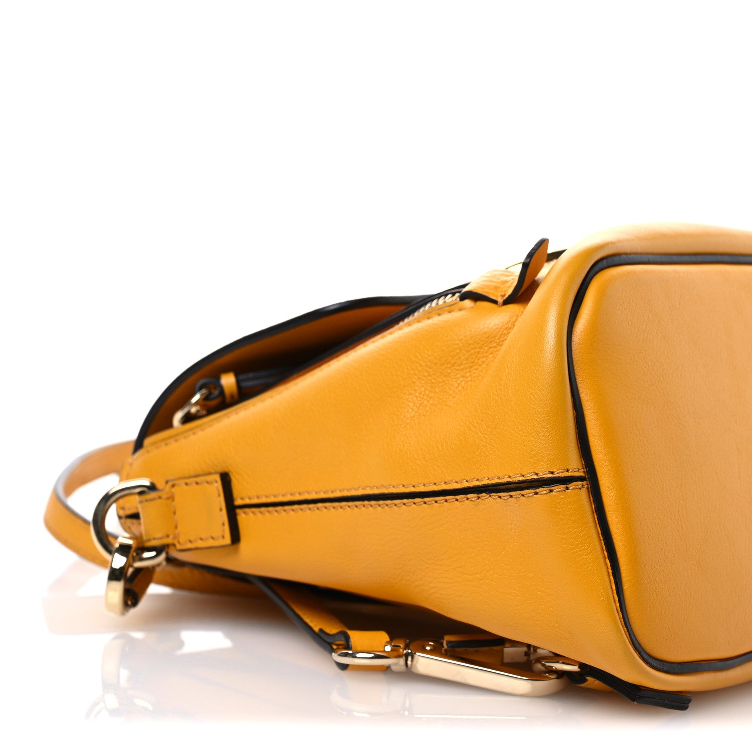 Chloe Suede Calfskin Mini Faye Backpack Dusty Yellow 9 of 13