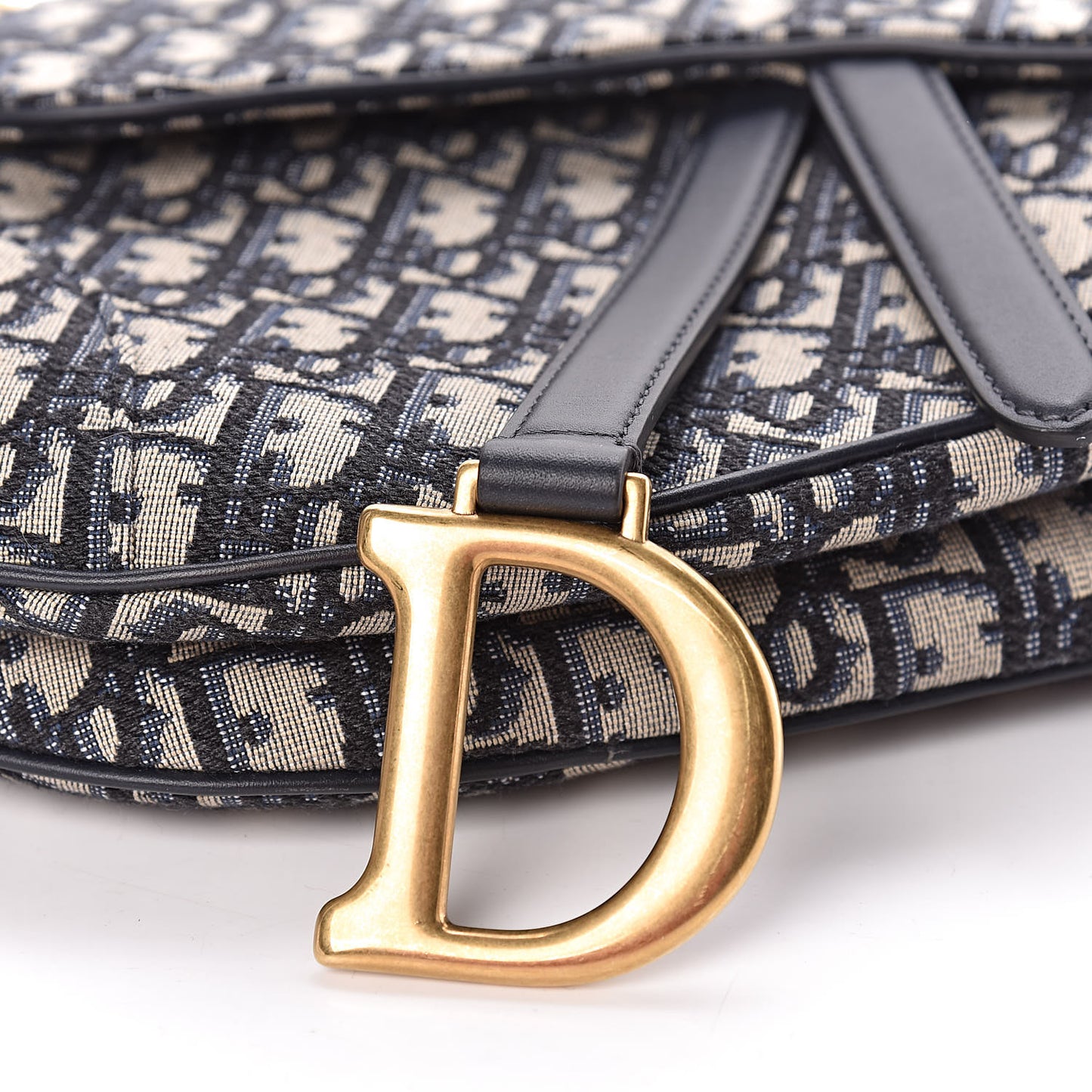Oblique Saddle Bag Blue