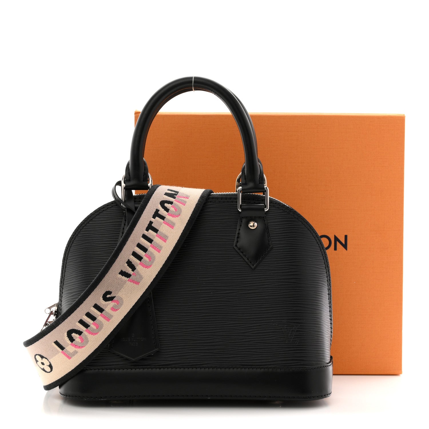 Louis Vuitton Epi Jacquard Alma BB Black 11 of 11