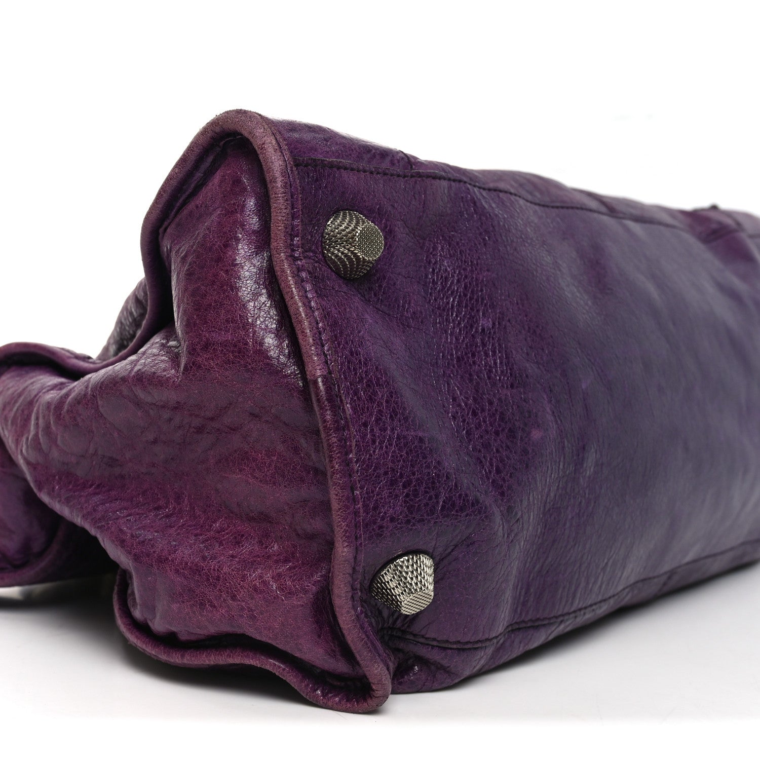 Balenciaga Agneau Giant 21 Silver Hardware Work Raisin 10 of 14