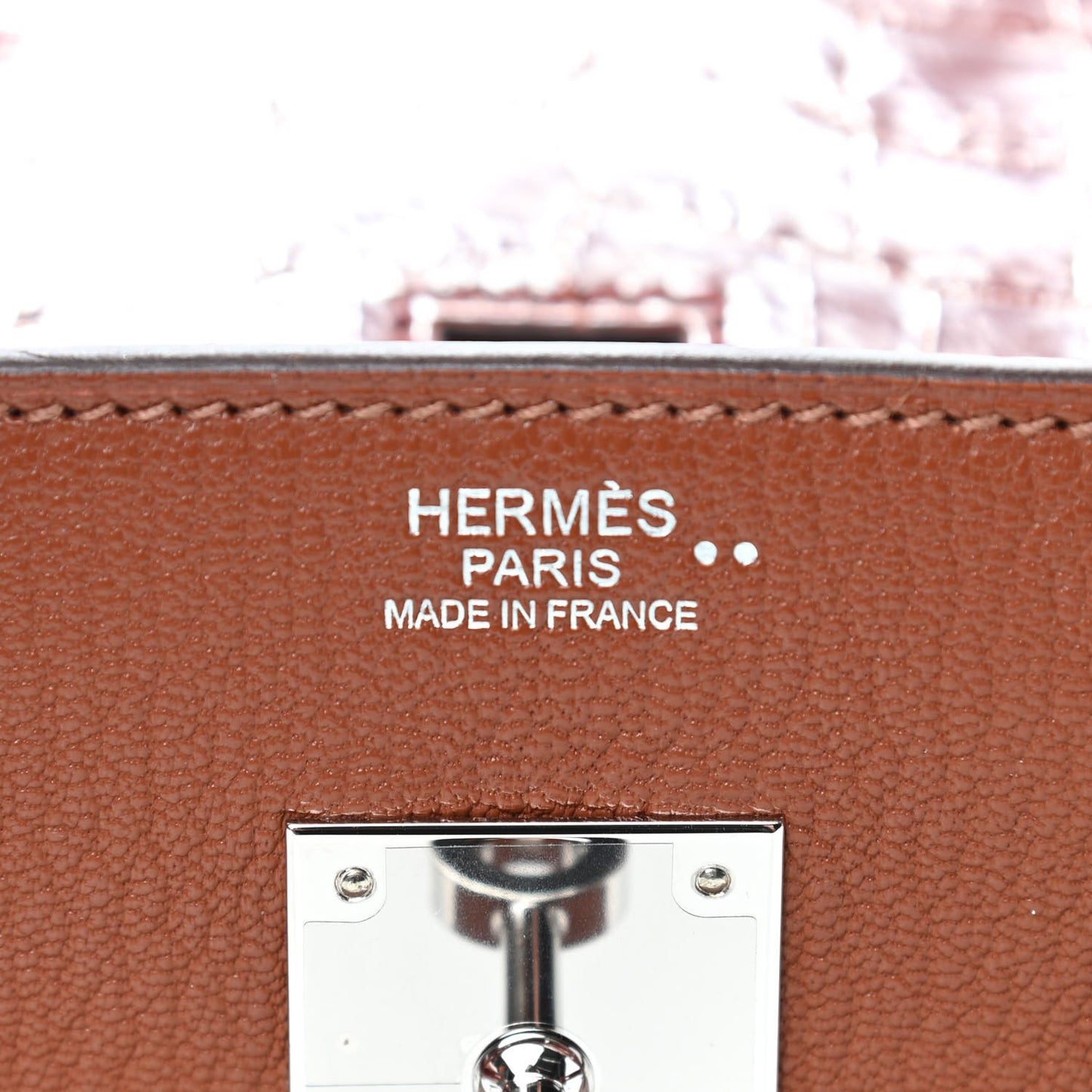Chevre Mysore Shiny Niloticus Crocodile Birkin Touch 30 Noisette Etrusque