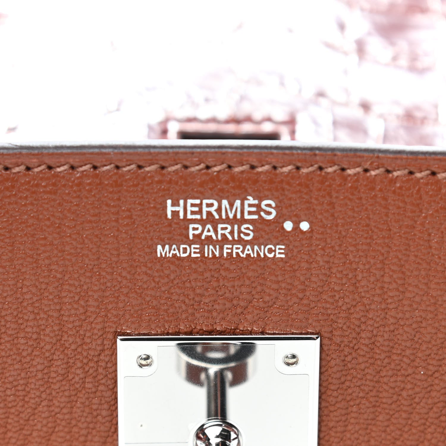 Hermes Chevre Mysore Shiny Niloticus Crocodile Birkin Touch 30 Noisette Etrusque 5 of 11