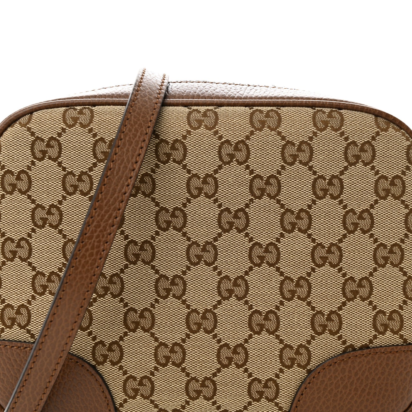 Monogram Mini Bree Messenger Bag Beige Tabacco