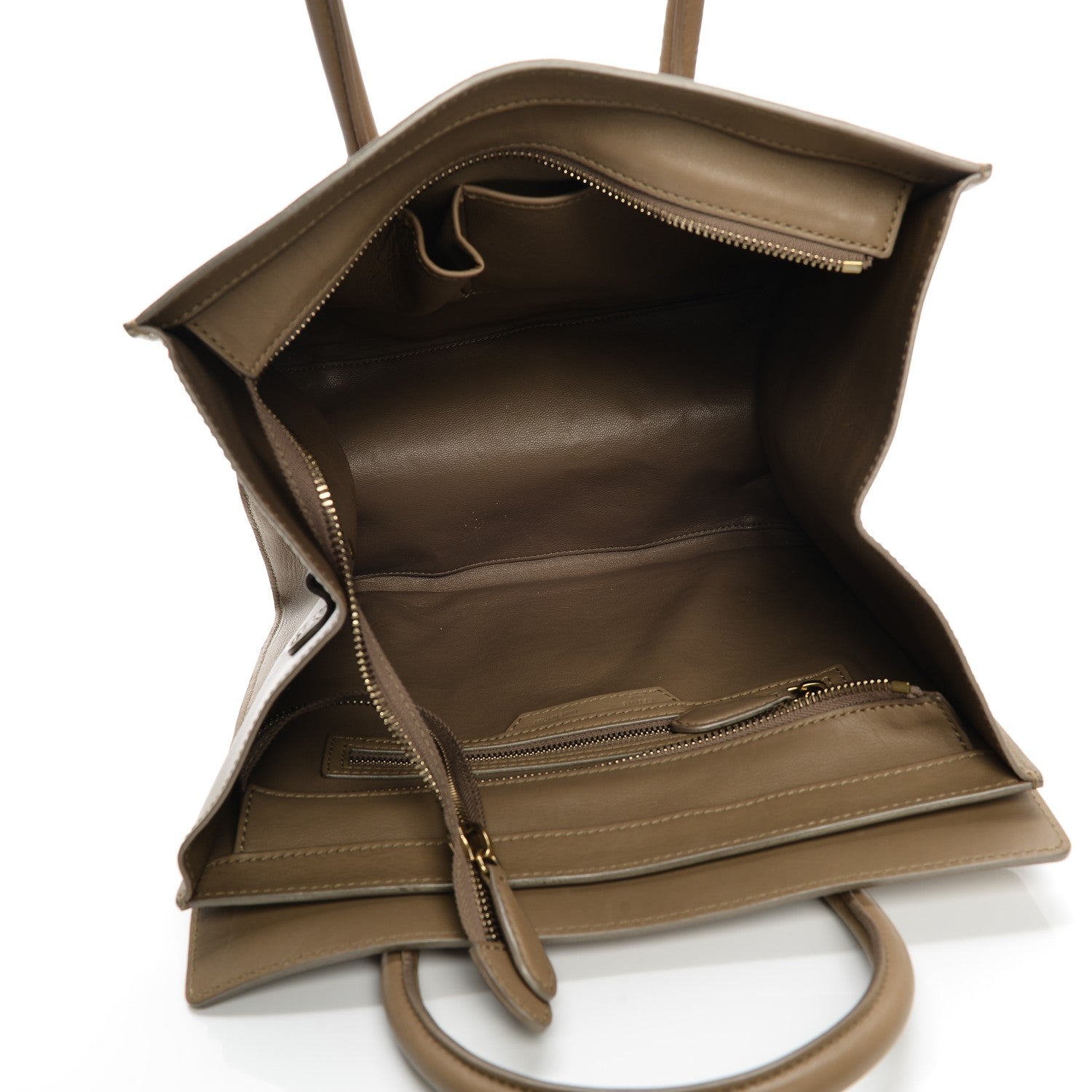 Celine Smooth Calfskin Mini Luggage Camel 5 of 12