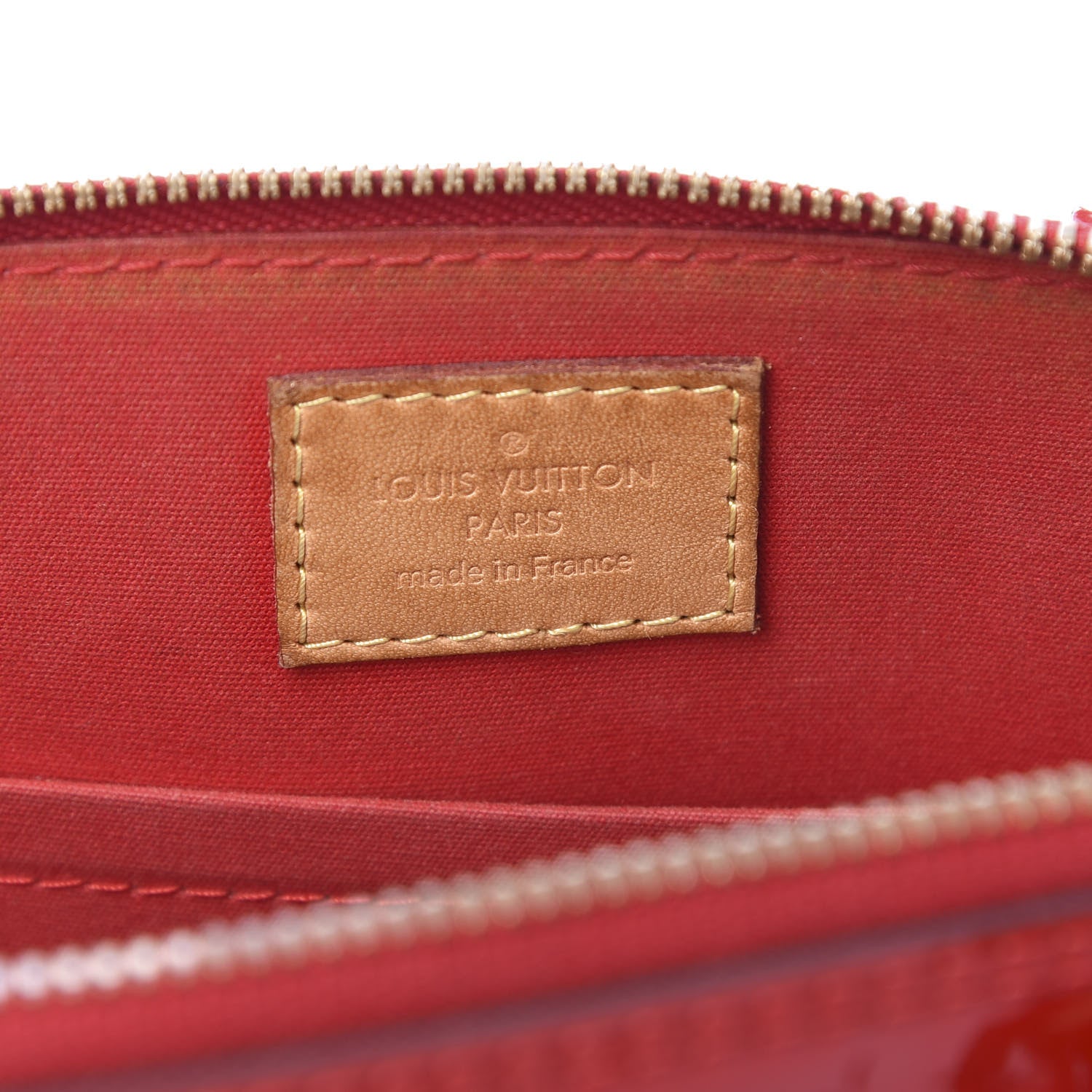 Louis Vuitton Vernis Alma BB Cherry 8 of 9