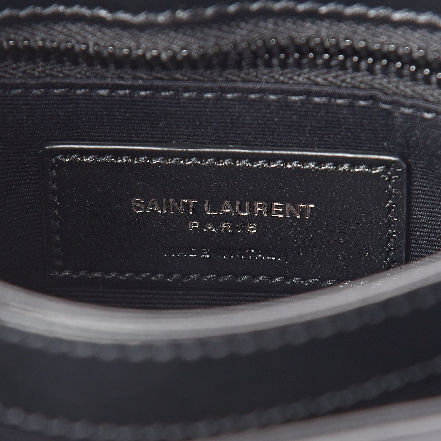 Saint Laurent Calfskin Y Quilted Monogram Toy Loulou Crossbody Bag Black 6 of 10