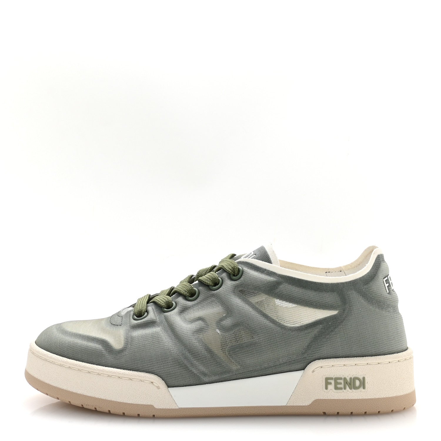 Fendi Fabric Mesh Fendi Match Low Top Sneakers 36 Musk White 1 of 9