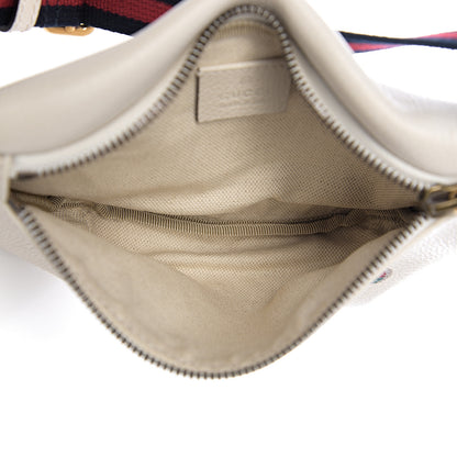 Gucci Grained Calfskin Small Logo Belt Bag White 4 of 10