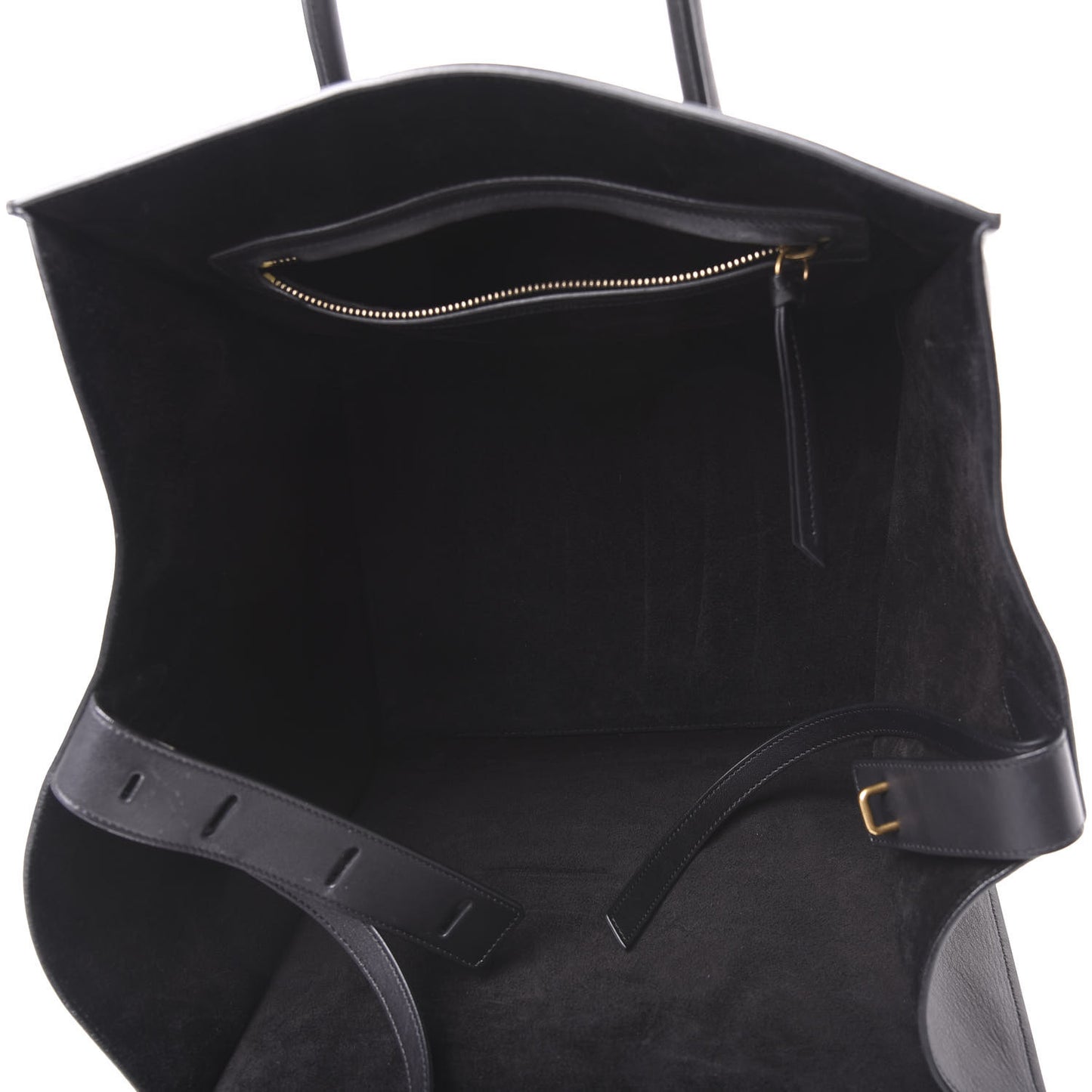 Supple Calfskin Medium Phantom Luggage Black