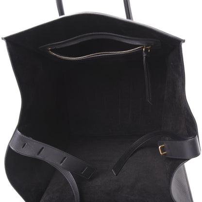 Celine Supple Calfskin Medium Phantom Luggage Black 4 of 11