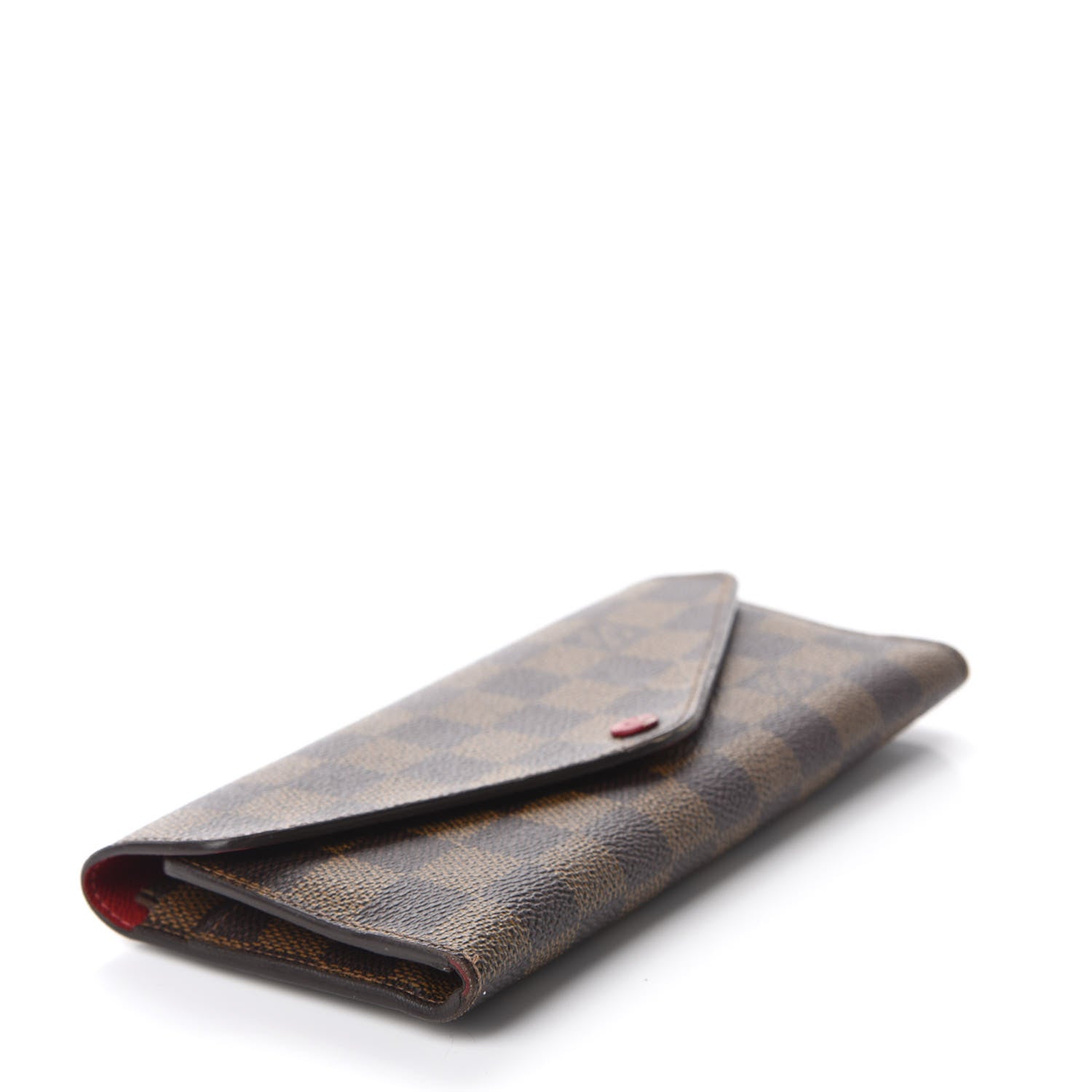 Louis Vuitton Damier Ebene Josephine Wallet Red 5 of 11