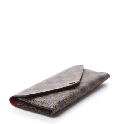 Louis Vuitton Damier Ebene Josephine Wallet Red 5 of 11
