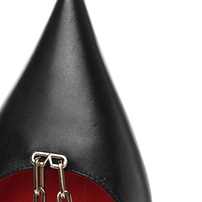 Valentino Garavani Smooth Calfskin Chain Slingback Pumps 37 Black 9 of 10