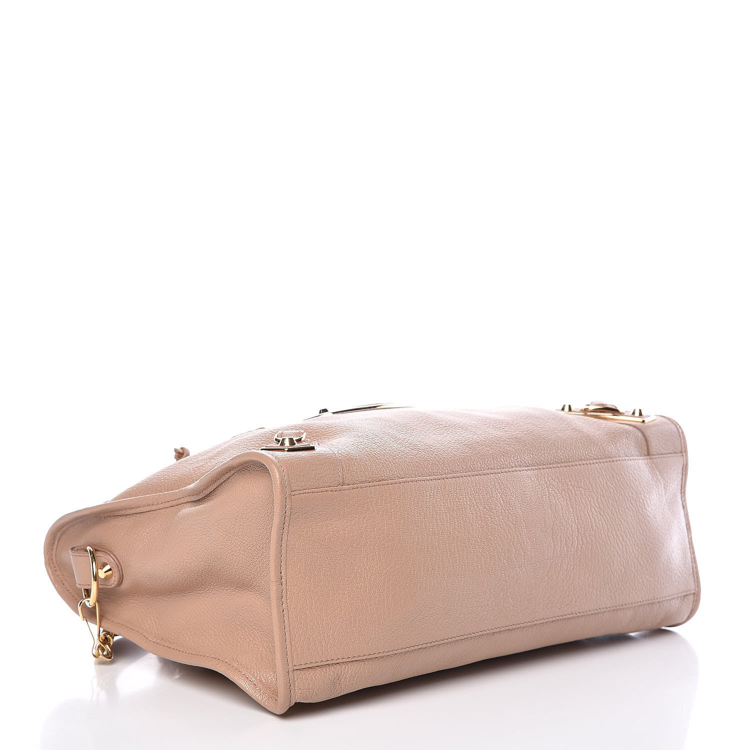 Balenciaga Chevre Gold Metallic Edge Hardware City Rose Des Sables 4 of 14
