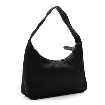 Prada Tessuto Nylon Mini Re-Edition 2000 Bag Black 3 of 9