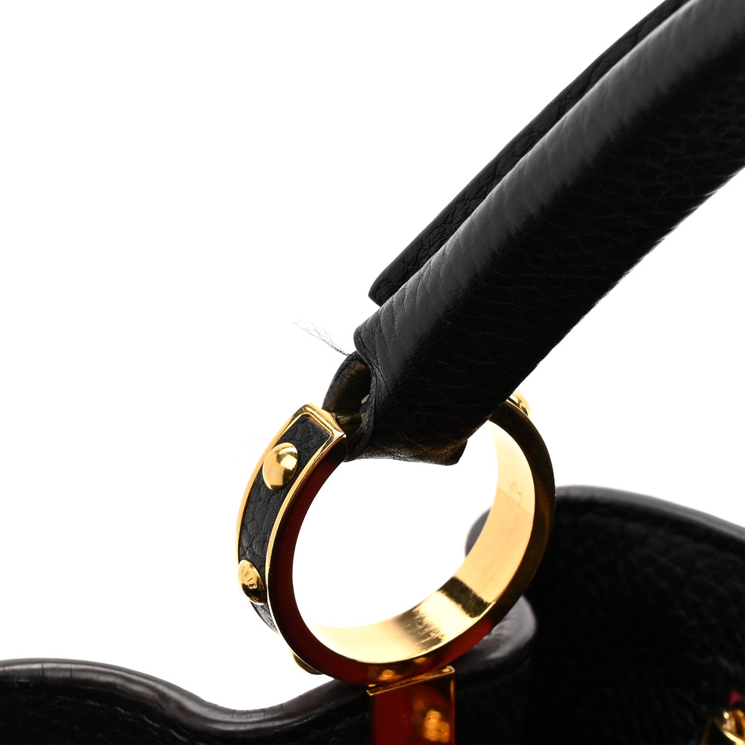 Louis Vuitton Taurillon Capucines BB Black 14 of 19