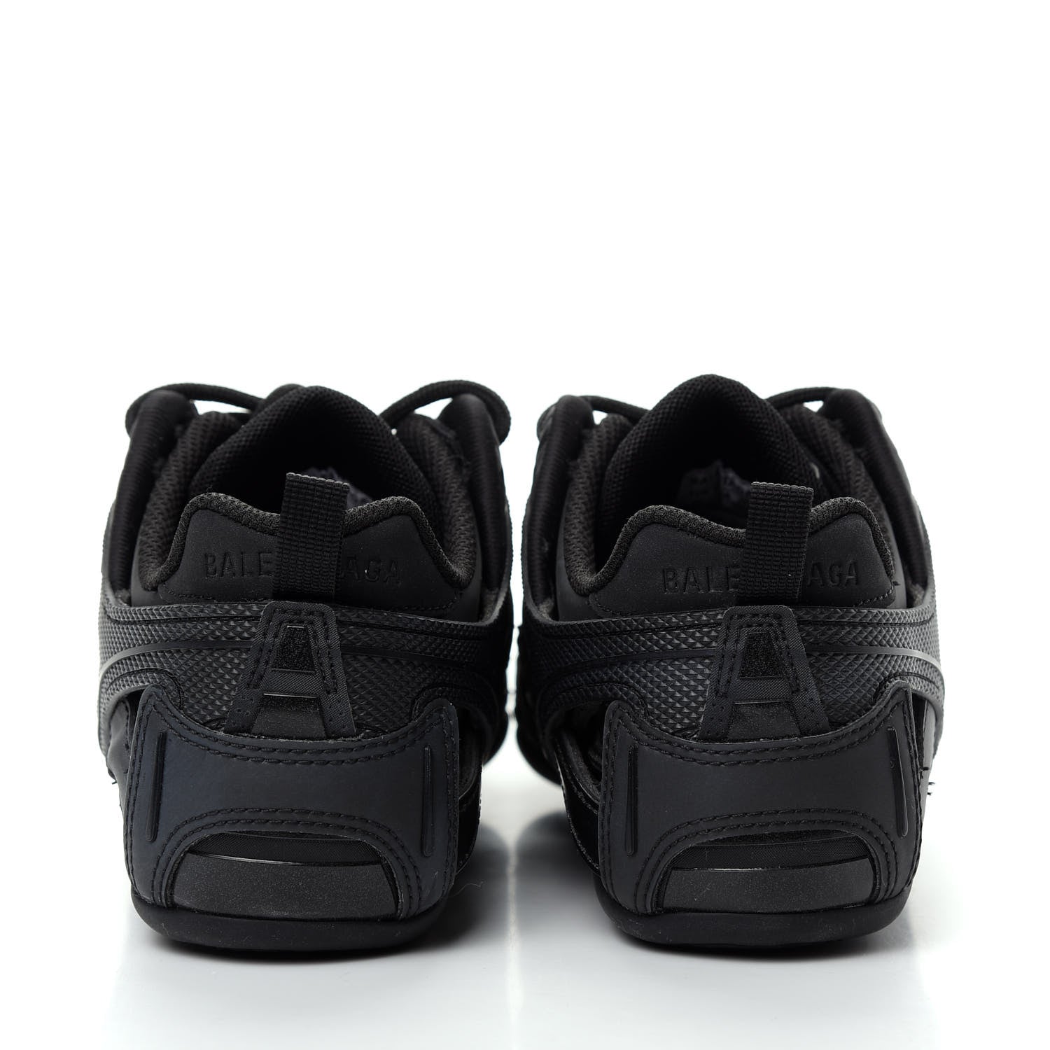Balenciaga Mesh Rubber Womens Drive Sneakers 37 Black 7 of 11